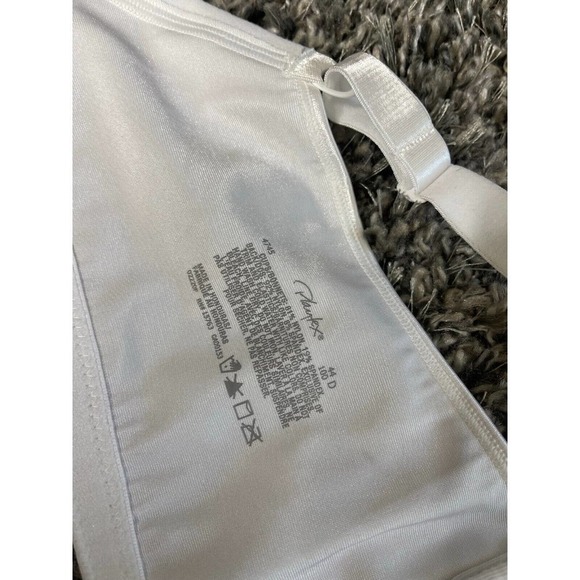 Playtex 40D Bra 18-Hr Ultimate Lift Support Wireless Full-Figure 4745 White NEW - Picture 4 of 4